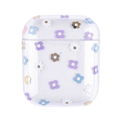 Bronzing Fruit Pattern PC Earphone Hard Protective Case For AirPods 1 / 2(F12) - For AirPods 1/2 by buy2fix | Online Shopping UK | buy2fix