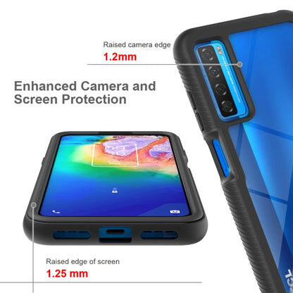 For TCL 20s Starry Sky Solid Color Series Shockproof PC + TPU Case (Blue) - TCL by buy2fix | Online Shopping UK | buy2fix