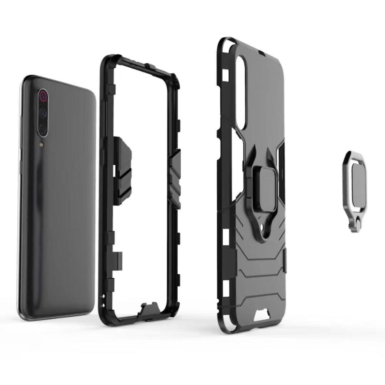 For Xiaomi Redmi 8 / 8A Shockproof PC + TPU Case with Magnetic Ring Holder(Navy) - Xiaomi Cases by buy2fix | Online Shopping UK | buy2fix