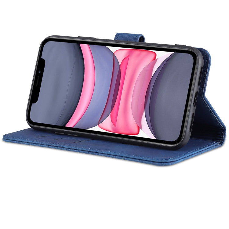 For iPhone 11 AZNS Skin Feel Calf Texture Horizontal Flip Leather Case with Card Slots & Holder & Wallet (Rose Gold) - iPhone 11 Cases by AZNS | Online Shopping UK | buy2fix