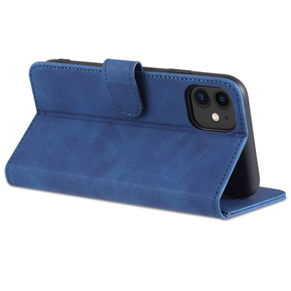 For iPhone 11 AZNS Skin Feel Calf Texture Horizontal Flip Leather Case with Card Slots & Holder & Wallet (Rose Gold) - iPhone 11 Cases by AZNS | Online Shopping UK | buy2fix