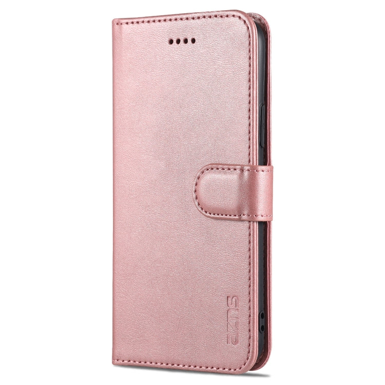 For iPhone 11 Pro Max AZNS Skin Feel Calf Texture Horizontal Flip Leather Case with Card Slots & Holder & Wallet (Rose Gold) - iPhone 11 Pro Max Cases by AZNS | Online Shopping UK | buy2fix