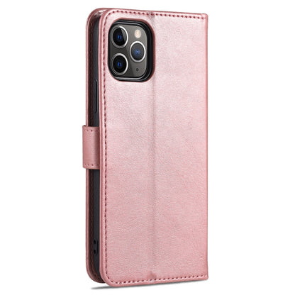 For iPhone 11 Pro Max AZNS Skin Feel Calf Texture Horizontal Flip Leather Case with Card Slots & Holder & Wallet (Rose Gold) - iPhone 11 Pro Max Cases by AZNS | Online Shopping UK | buy2fix