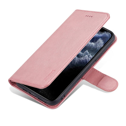 For iPhone 11 Pro Max AZNS Skin Feel Calf Texture Horizontal Flip Leather Case with Card Slots & Holder & Wallet (Rose Gold) - iPhone 11 Pro Max Cases by AZNS | Online Shopping UK | buy2fix