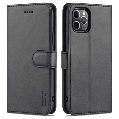 For iPhone 11 Pro Max AZNS Skin Feel Calf Texture Horizontal Flip Leather Case with Card Slots & Holder & Wallet (Black) - iPhone 11 Pro Max Cases by AZNS | Online Shopping UK | buy2fix