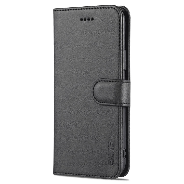 For iPhone 11 Pro Max AZNS Skin Feel Calf Texture Horizontal Flip Leather Case with Card Slots & Holder & Wallet (Black) - iPhone 11 Pro Max Cases by AZNS | Online Shopping UK | buy2fix