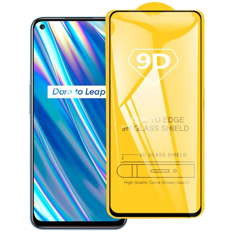 For OPPO Realme Q3 5G / Q3i 5G 9D Full Glue Full Screen Tempered Glass Film - Realme Tempered Glass by buy2fix | Online Shopping UK | buy2fix
