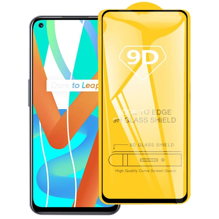 For OPPO Realme V13 5G 9D Full Glue Full Screen Tempered Glass Film - Realme Tempered Glass by buy2fix | Online Shopping UK | buy2fix