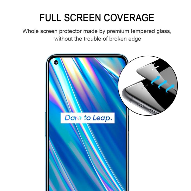 For OPPO Realme Q3 5G / Q3i 5G Full Glue Full Cover Screen Protector Tempered Glass Film - Realme Tempered Glass by buy2fix | Online Shopping UK | buy2fix