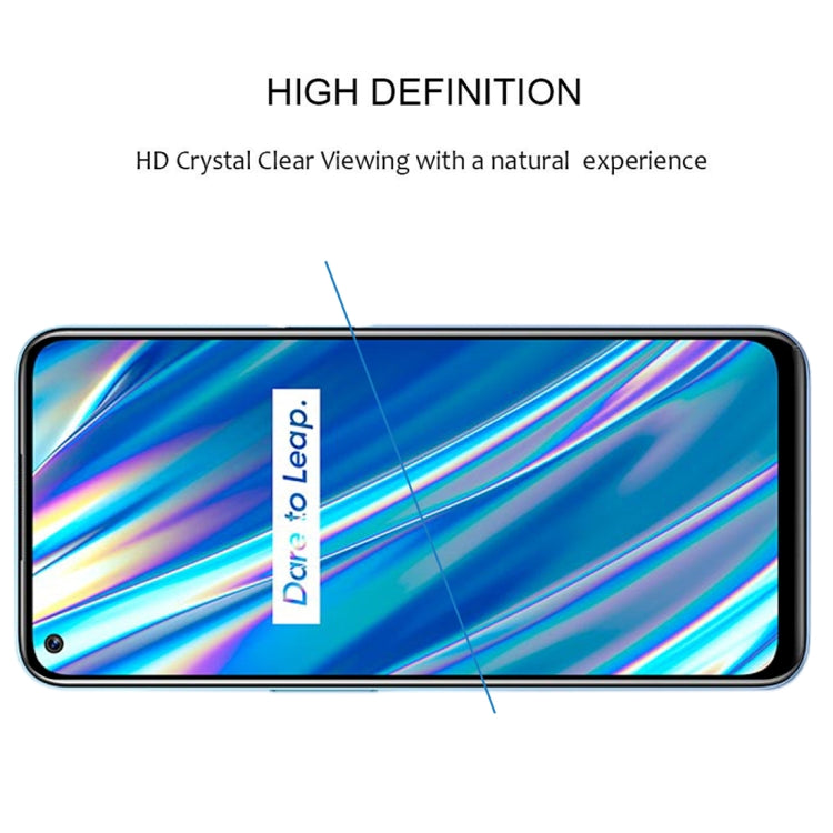 For OPPO Realme Q3 5G / Q3i 5G Full Glue Full Cover Screen Protector Tempered Glass Film - Realme Tempered Glass by buy2fix | Online Shopping UK | buy2fix