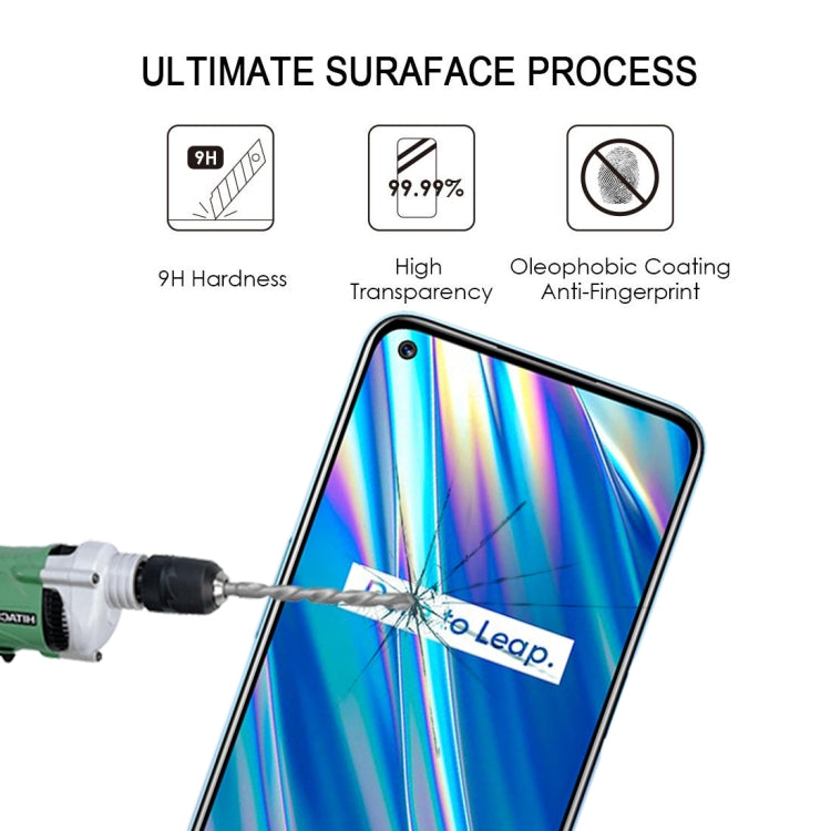For OPPO Realme Q3 5G / Q3i 5G Full Glue Full Cover Screen Protector Tempered Glass Film - Realme Tempered Glass by buy2fix | Online Shopping UK | buy2fix