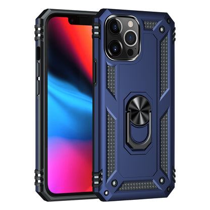 For iPhone 13 Pro Shockproof TPU + PC Protective Case with 360 Degree Rotating Holder (Blue) - iPhone 13 Pro Cases by buy2fix | Online Shopping UK | buy2fix