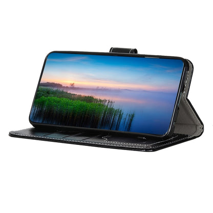 For OPPO Reno6 5G Retro Crazy Horse Texture Horizontal Flip Leather Case with Holder & Card Slots & Photo Frame & Wallet(Black) by buy2fix