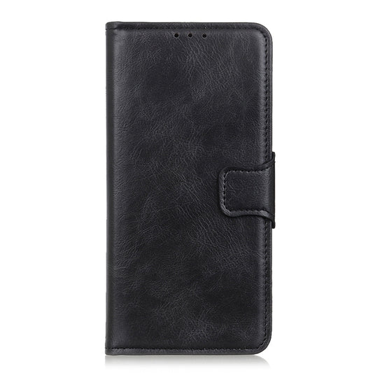 For OPPO Reno6 5G Mirren Crazy Horse Texture Horizontal Flip Leather Case with Holder & Card Slots & Wallet(Black) by buy2fix