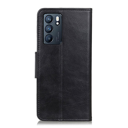 For OPPO Reno6 5G Mirren Crazy Horse Texture Horizontal Flip Leather Case with Holder & Card Slots & Wallet(Black) by buy2fix