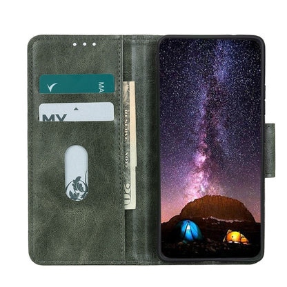 For OPPO Reno6 5G Mirren Crazy Horse Texture Horizontal Flip Leather Case with Holder & Card Slots & Wallet(Dark Green) by buy2fix