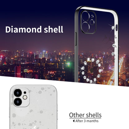 For iPhone 11 Ultra-thin Electroplating Dandelion Pattern Protective Case (Black) - iPhone 11 Cases by buy2fix | Online Shopping UK | buy2fix