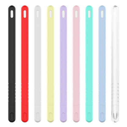 3 in 1 Pure Color Silicone Stylus Pen Protective Case Set for Apple Pencil 2(Sky Blue) - Pencil Accessories by buy2fix | Online Shopping UK | buy2fix