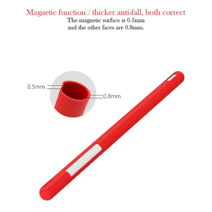 3 in 1 Pure Color Silicone Stylus Pen Protective Case Set for Apple Pencil 2(Sky Blue) - Pencil Accessories by buy2fix | Online Shopping UK | buy2fix