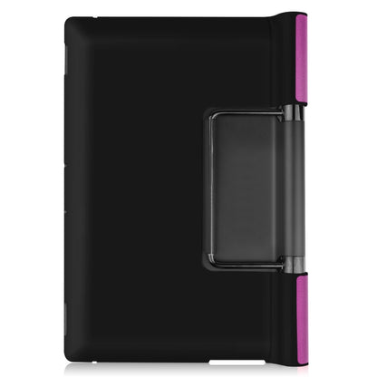 For Lenovo Yoga Pad Pro 13 inch YF K606F Custer Texture Horizontal Flip PU Leather Case with Holder(Purple) - Lenovo by buy2fix | Online Shopping UK | buy2fix