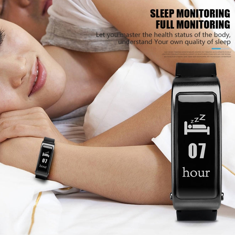 Y3 0.96 inch OLED Screen Smart Bracelet, Support Sleep Monitoring / Heart Rate Monitoring / Bluetooth Call(Black) by buy2fix