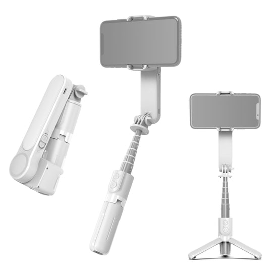 L09 Mini Folding Fill Light Gimbal Stabilizer Tripod(White) - Handheld Gimbals by buy2fix | Online Shopping UK | buy2fix