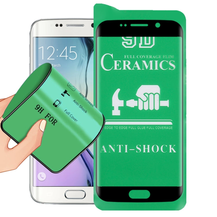 For Samsung Galaxy S6 edge 9D Full Screen Full Glue Ceramic Film - Galaxy Tempered Glass by buy2fix | Online Shopping UK | buy2fix