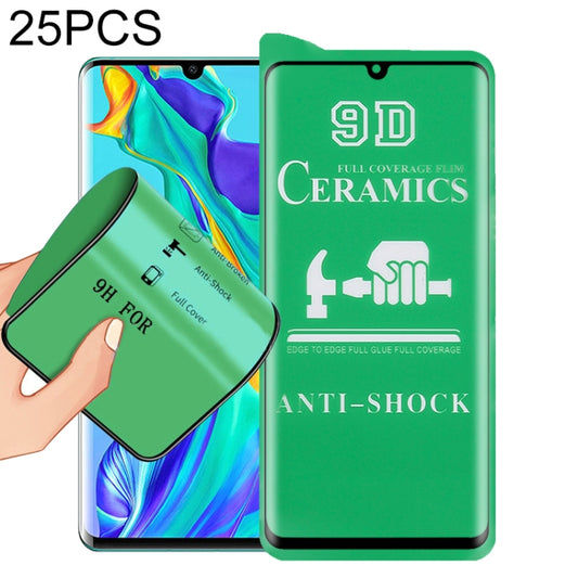 For Huawei P30 Pro 25 PCS 9D Full Screen Full Glue Ceramic Film - Huawei Tempered Glass by buy2fix | Online Shopping UK | buy2fix