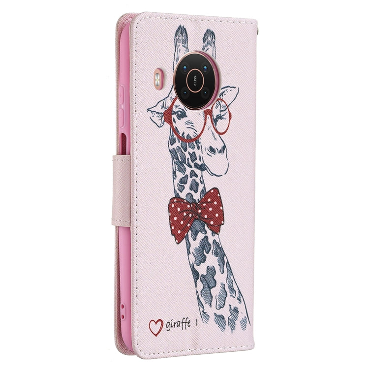 For Nokia X10 / X20 Colored Drawing Pattern Horizontal Flip Leather Case with Holder & Card Slots & Wallet(Deer) by buy2fix