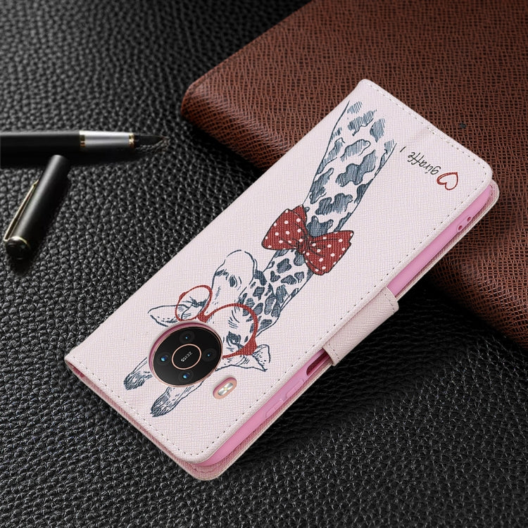 For Nokia X10 / X20 Colored Drawing Pattern Horizontal Flip Leather Case with Holder & Card Slots & Wallet(Deer) by buy2fix