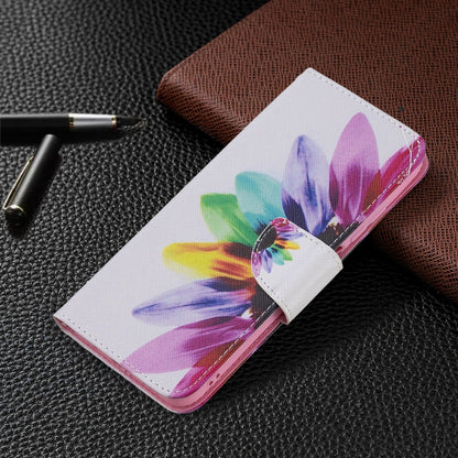 For Xiaomi Poco M3 Pro / Redmi Note 10 5G Colored Drawing Pattern Horizontal Flip Leather Case with Holder & Card Slots & Wallet(Sun Flower) - Xiaomi Cases by buy2fix | Online Shopping UK | buy2fix