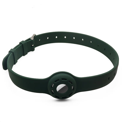 Pet Collar Anti-scratch Shockproof Silicone Protective Cover Case For AirTag(Green) - Pet Series by buy2fix | Online Shopping UK | buy2fix