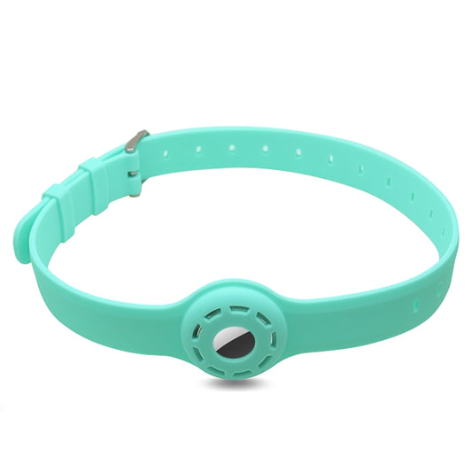 Pet Collar Anti-scratch Shockproof Silicone Protective Cover Case For AirTag(Mint Green) - Pet Series by buy2fix | Online Shopping UK | buy2fix