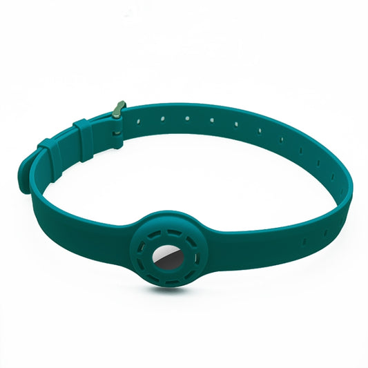 Pet Collar Anti-scratch Shockproof Silicone Protective Cover Case For AirTag(Lake Color) - Pet Series by buy2fix | Online Shopping UK | buy2fix