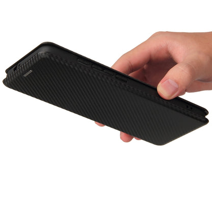 For Motorola Moto G60 / G40 Fusion Carbon Fiber Texture Horizontal Flip TPU + PC + PU Leather Case with Card Slot(Black) - Motorola Cases by buy2fix | Online Shopping UK | buy2fix