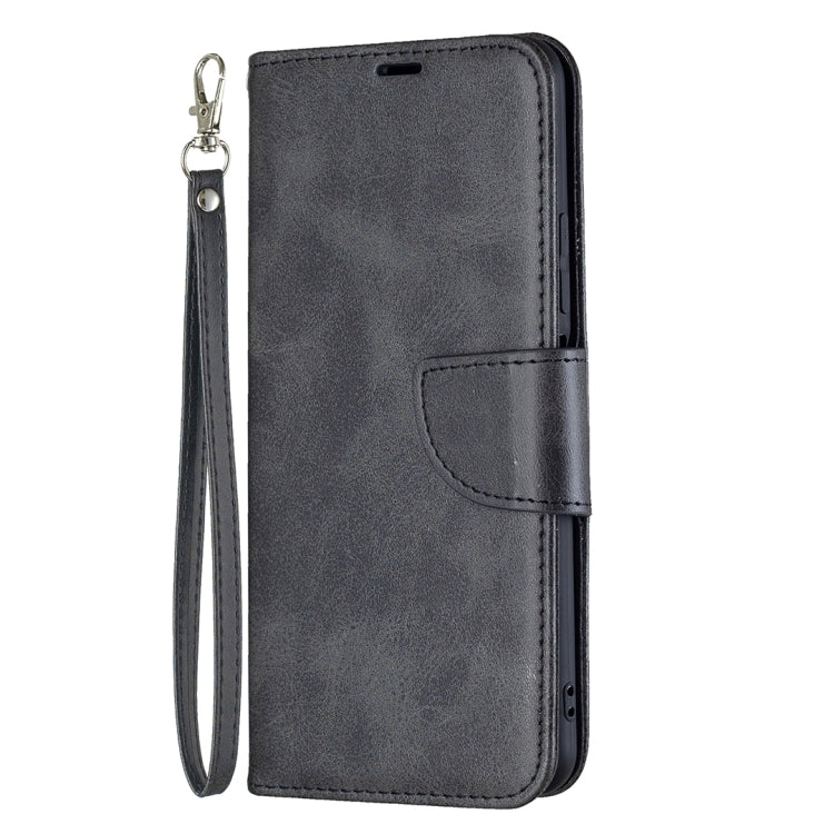 For Xiaomi Mi 11 Lite Retro Lambskin Texture Pure Color Horizontal Flip PU Leather Case with Holder & Card Slots & Wallet & Lanyard(Black) - Xiaomi Cases by buy2fix | Online Shopping UK | buy2fix