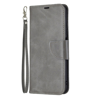 For Xiaomi Poco M3 Pro / Redmi Note 10 5G Retro Lambskin Texture Pure Color Horizontal Flip PU Leather Case with Holder & Card Slots & Wallet & Lanyard(Grey) - Xiaomi Cases by buy2fix | Online Shopping UK | buy2fix