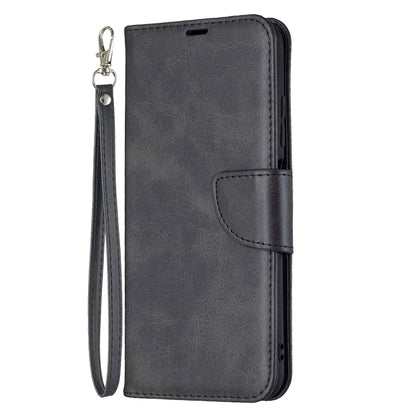 For Xiaomi Poco M3 Pro / Redmi Note 10 5G Retro Lambskin Texture Pure Color Horizontal Flip PU Leather Case with Holder & Card Slots & Wallet & Lanyard(Black) - Xiaomi Cases by buy2fix | Online Shopping UK | buy2fix
