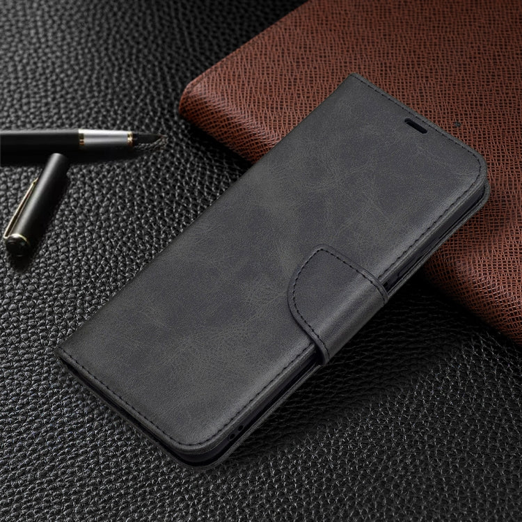 For Xiaomi Poco M3 Pro / Redmi Note 10 5G Retro Lambskin Texture Pure Color Horizontal Flip PU Leather Case with Holder & Card Slots & Wallet & Lanyard(Black) - Xiaomi Cases by buy2fix | Online Shopping UK | buy2fix