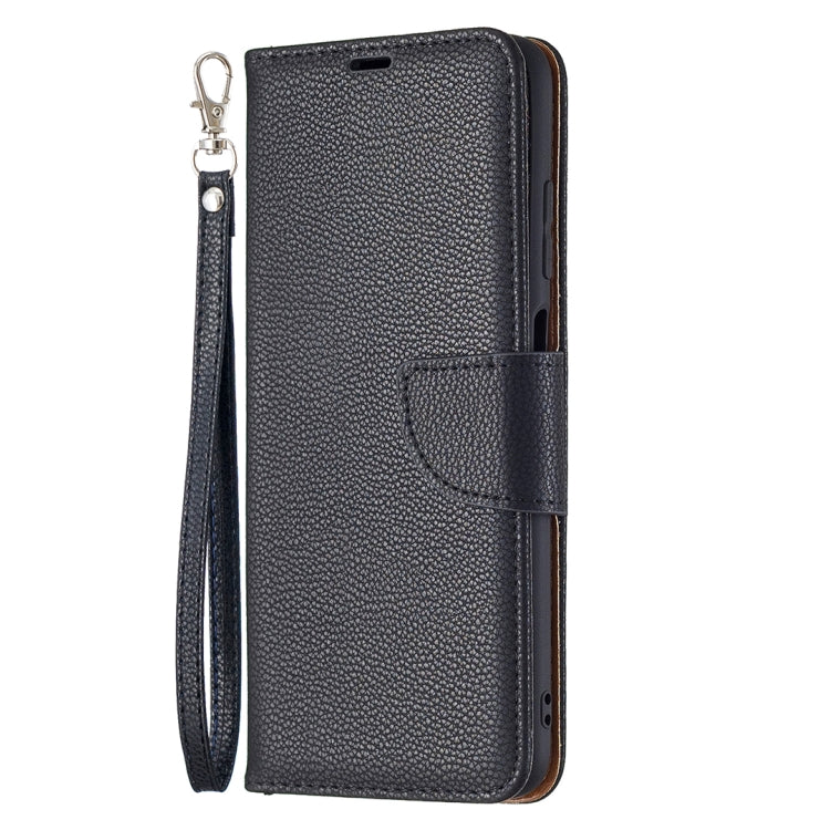 For Samsung Galaxy A03s 164mm Litchi Texture Pure Color Horizontal Flip Leather Case with Holder & Card Slots & Wallet & Lanyard(Black) by buy2fix