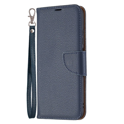 For Xiaomi Poco M3 Pro / Redmi Note 10 5G Litchi Texture Pure Color Horizontal Flip Leather Case with Holder & Card Slots & Wallet & Lanyard(Dark Blue) - Xiaomi Cases by buy2fix | Online Shopping UK | buy2fix