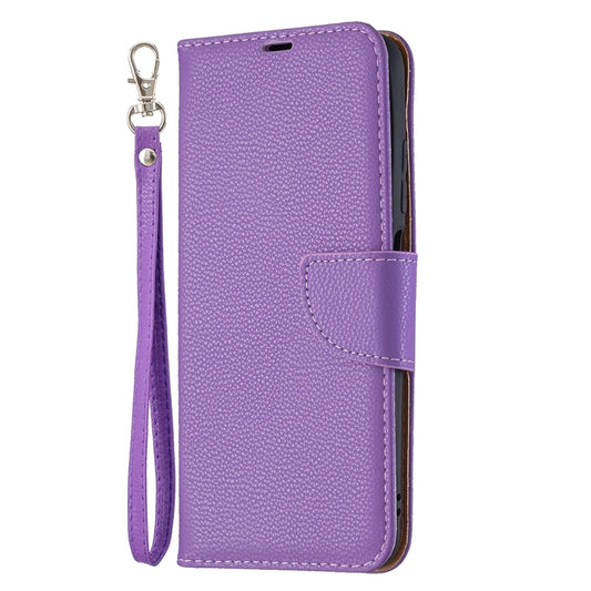 For Xiaomi Poco M3 Pro / Redmi Note 10 5G Litchi Texture Pure Color Horizontal Flip Leather Case with Holder & Card Slots & Wallet & Lanyard(Purple) - Xiaomi Cases by buy2fix | Online Shopping UK | buy2fix