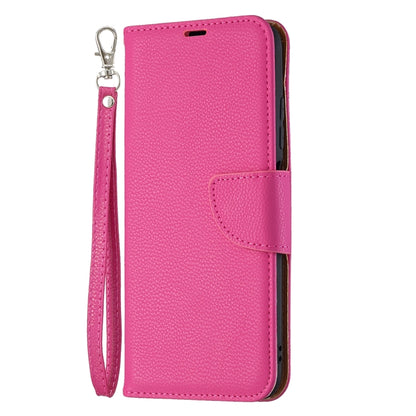For Xiaomi Poco M3 Pro / Redmi Note 10 5G Litchi Texture Pure Color Horizontal Flip Leather Case with Holder & Card Slots & Wallet & Lanyard(Rose Red) - Xiaomi Cases by buy2fix | Online Shopping UK | buy2fix