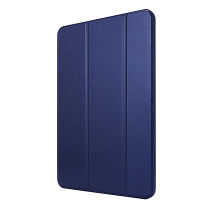 For iPad Pro 11 2022 / 2021 3-folding Horizontal Flip PU Leather + Honeycomb TPU Shockproof Tablet Case with Holder(Navy Blue) - iPad Pro 11 (2022/2021) Cases by buy2fix | Online Shopping UK | buy2fix