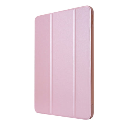 For iPad Pro 11 2022 / 2021 3-folding Horizontal Flip PU Leather + Honeycomb TPU Shockproof Tablet Case with Holder(Rose Gold) - iPad Pro 11 (2022/2021) Cases by buy2fix | Online Shopping UK | buy2fix