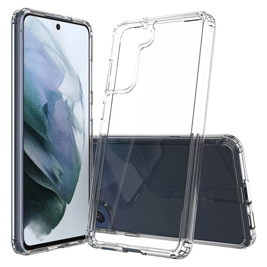 For Samsung Galaxy S21 FE 5G Shockproof Scratchproof TPU + Acrylic Protective Case(Transparent) - Galaxy Phone Cases by buy2fix | Online Shopping UK | buy2fix