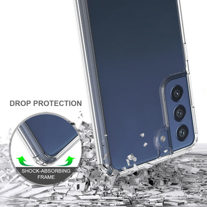 For Samsung Galaxy S21 FE 5G Shockproof Scratchproof TPU + Acrylic Protective Case(Black) by buy2fix