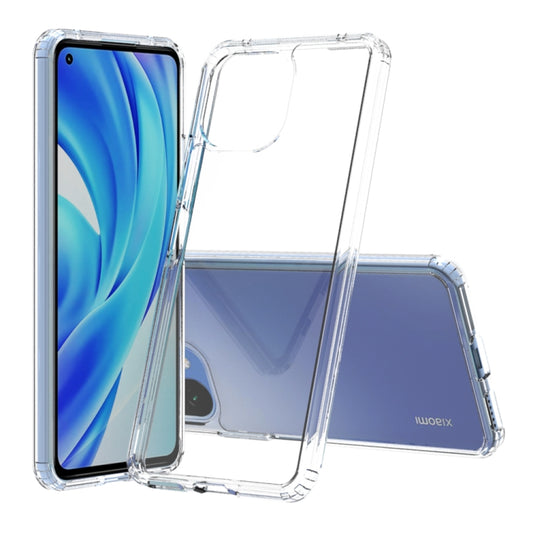 For Xiaomi Mi 11 Lite Shockproof Scratchproof TPU + Acrylic Protective Case(Transparent) - Xiaomi Cases by buy2fix | Online Shopping UK | buy2fix