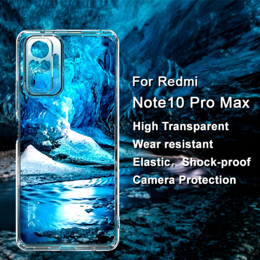 For Xiaomi Redmi Note10 Pro Overseas Version IMAK UX-5 Series Transparent Shockproof TPU Protective Case - Xiaomi Cases by imak | Online Shopping UK | buy2fix