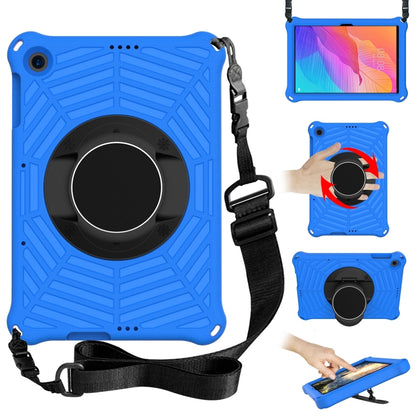 For Huawei MatePad T 10 / T 10s Spider King EVA Protective Case with Adjustable Shoulder Strap & Holder(Blue) - Huawei by buy2fix | Online Shopping UK | buy2fix